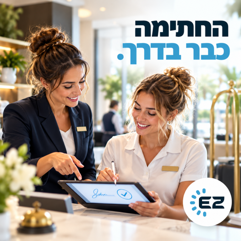 החתימה כבר בדרך – חתימה דיגיטלית על מסמכים