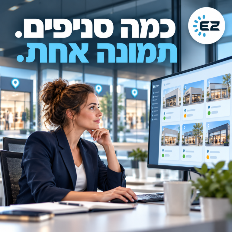 כמה סניפים, תמונה אחת – ניהול נוכחות ברשתות