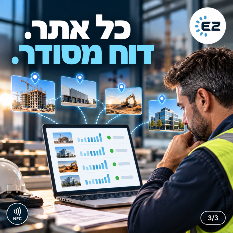 כל אתר, דוח מסודר – נוכחות במספר אתרים
